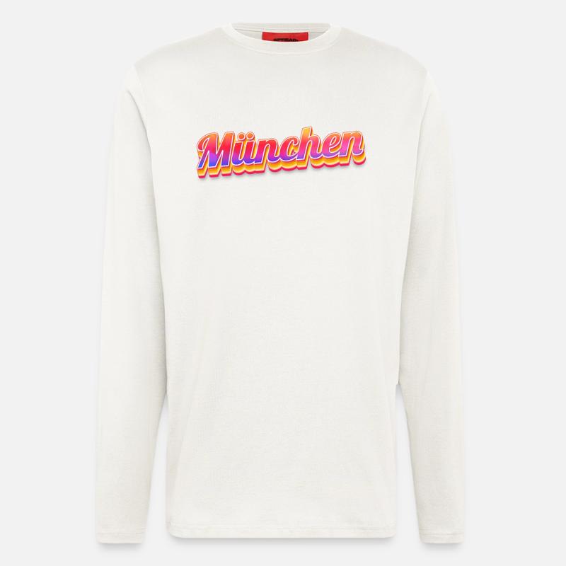 Münchnerin Münchner München - Langarmshirt - made by SPREAD  - OFF WHITE