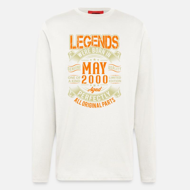 2000 May Birthday Legend - Longsleeve - made by SPREAD  - OFF WHITE