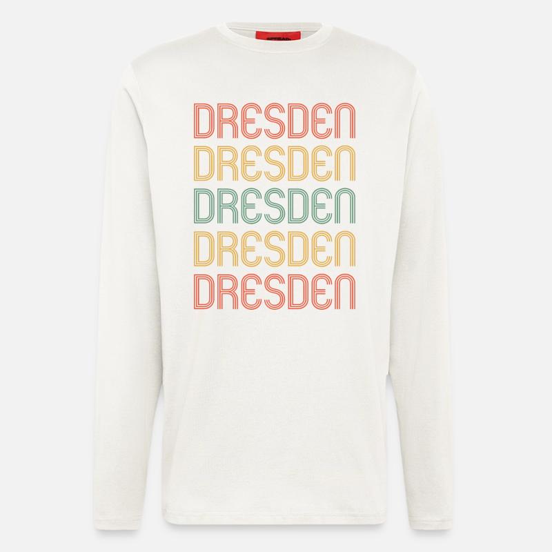 Dresdnerin Dresdner Dresden - Langarmshirt - made by SPREAD  - OFF WHITE