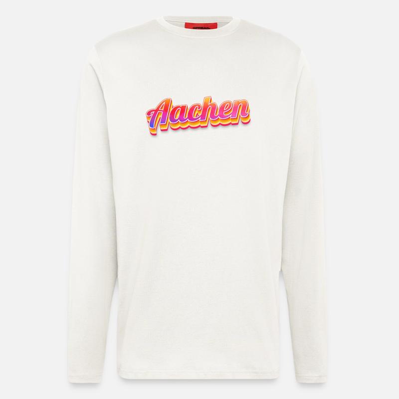 Aachenerin Aachener Aachen - Langarmshirt - made by SPREAD  - OFF WHITE