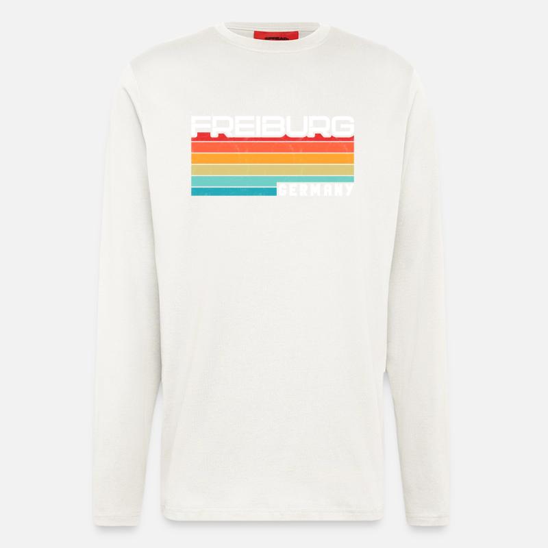 Freiburgerin Freiburger Freiburg - Langarmshirt - made by SPREAD  - OFF WHITE