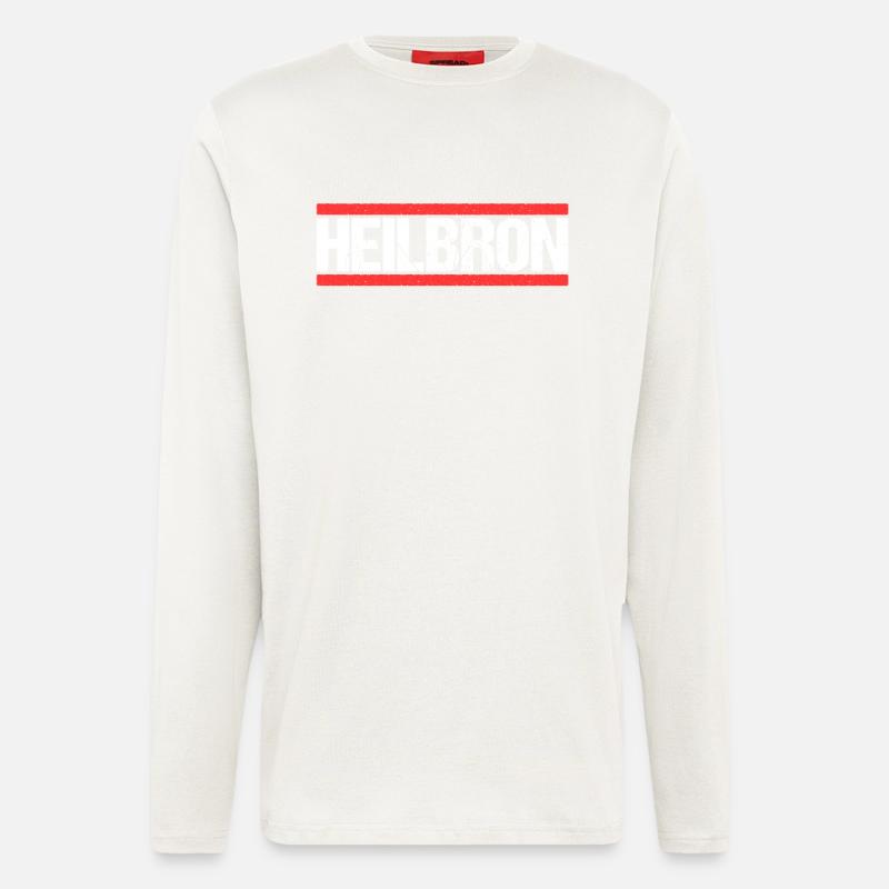 Heilbronnerin Heilbronner Heilbronn - Langarmshirt - made by SPREAD  - OFF WHITE