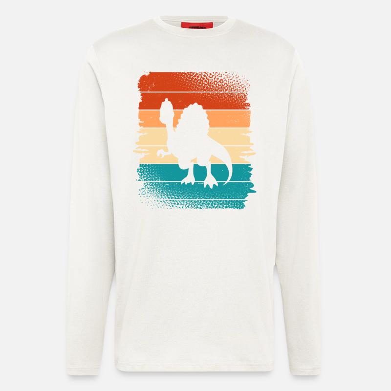 Dino Dinosaur - Longsleeve - made by SPREAD  - OFF WHITE