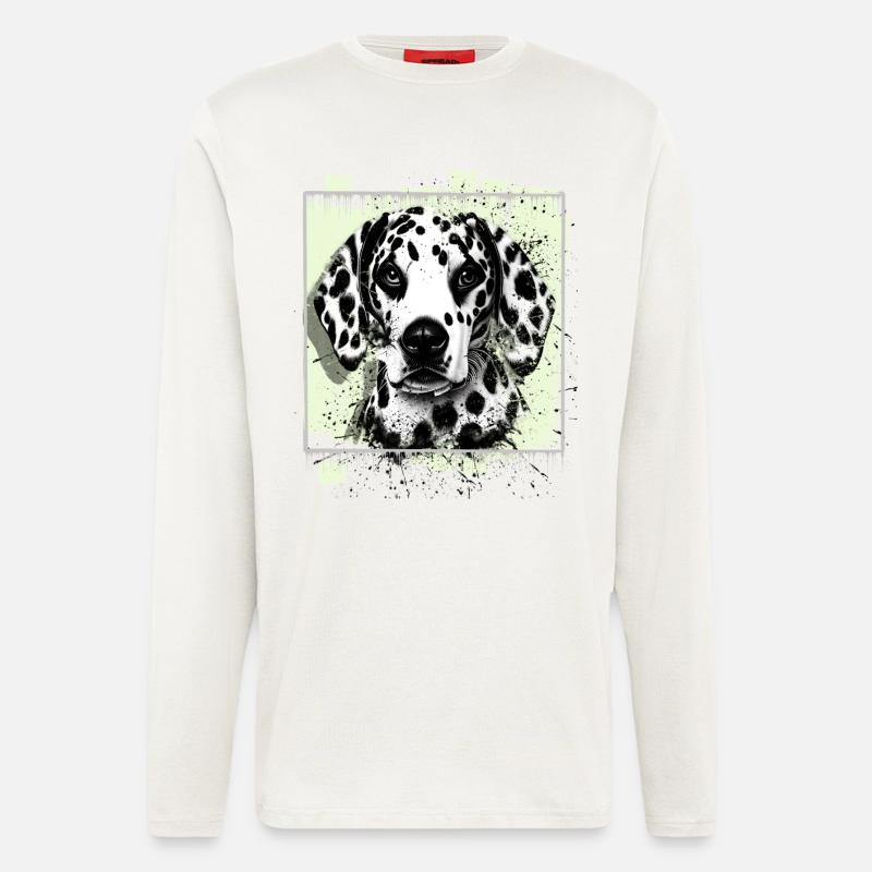 Dalmatian - Longsleeve - made by SPREAD  - OFF WHITE