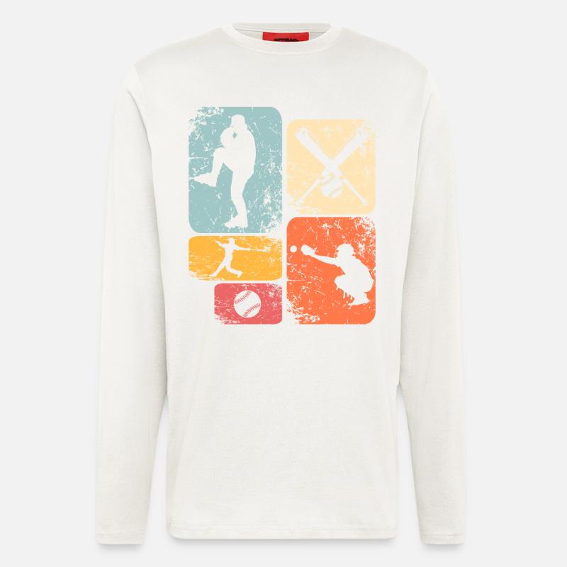 Baseball - Langarmshirt - made by SPREAD  - OFF WHITE