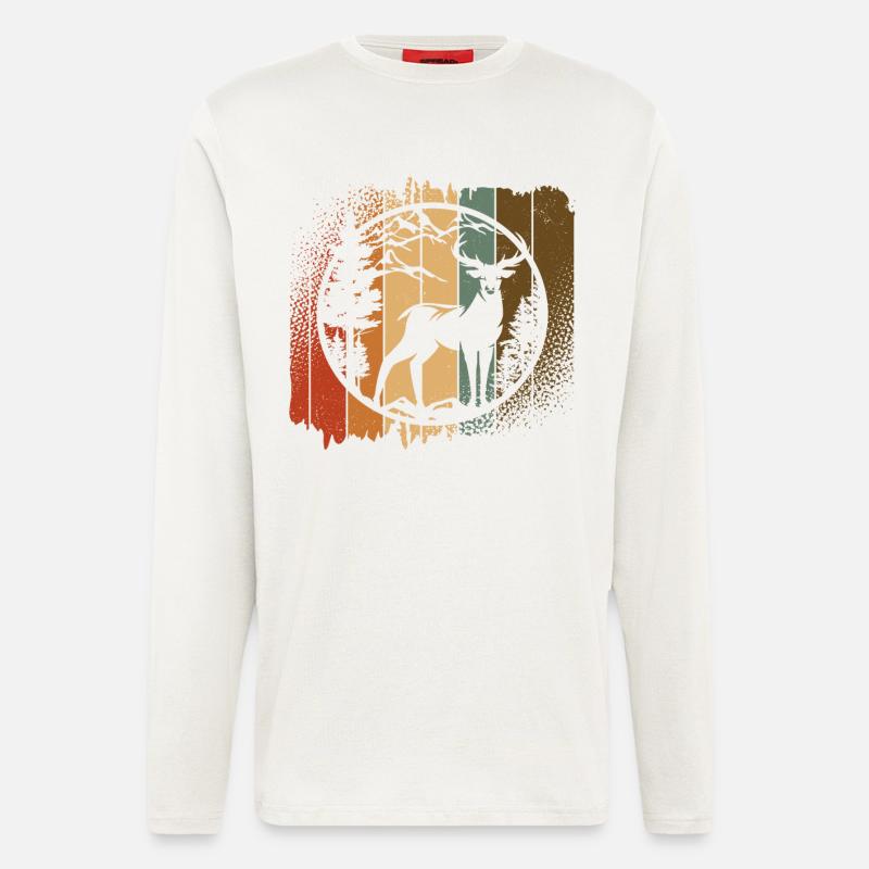Deer Mountains Wilderness - Longsleeve - made by SPREAD  - OFF WHITE