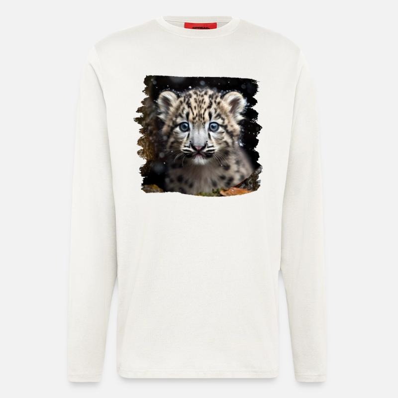 Snow Leopard Snow Leopard - Longsleeve - made by SPREAD - OFF WHITE