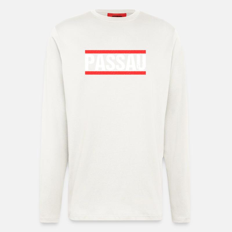 Passauerin Passauer Passau - Longsleeve - made by SPREAD  - OFF WHITE