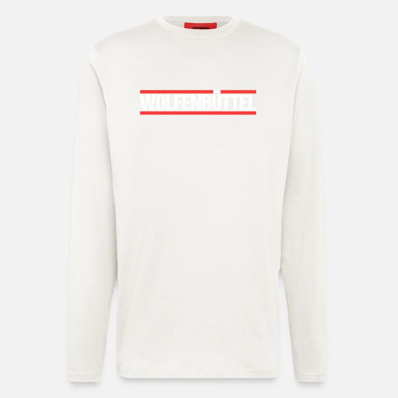 Wolfenbüttelerin Wolfenbütteler Wolfenbüttel - Langarmshirt - made by SPREAD  - OFF WHITE