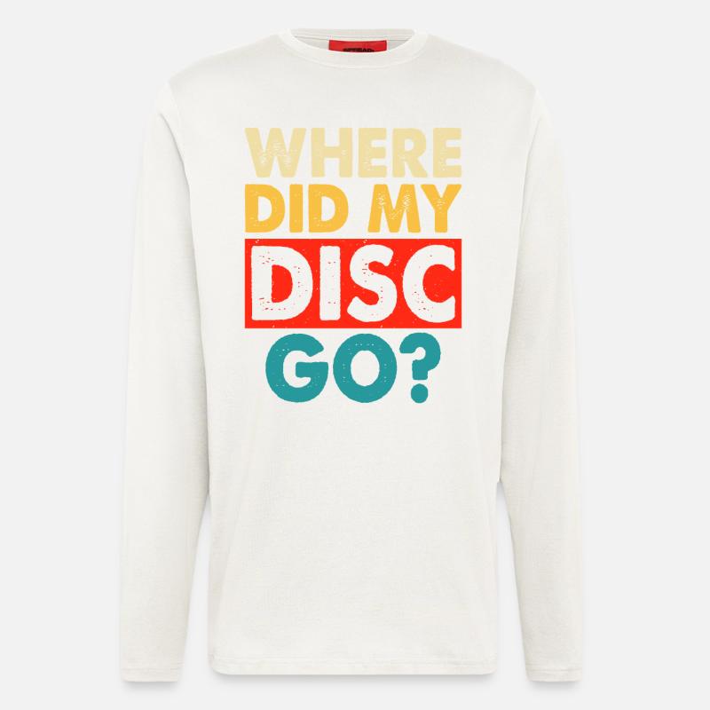 Discgolf Disc Golf - Langarmshirt - made by SPREAD  - OFF WHITE