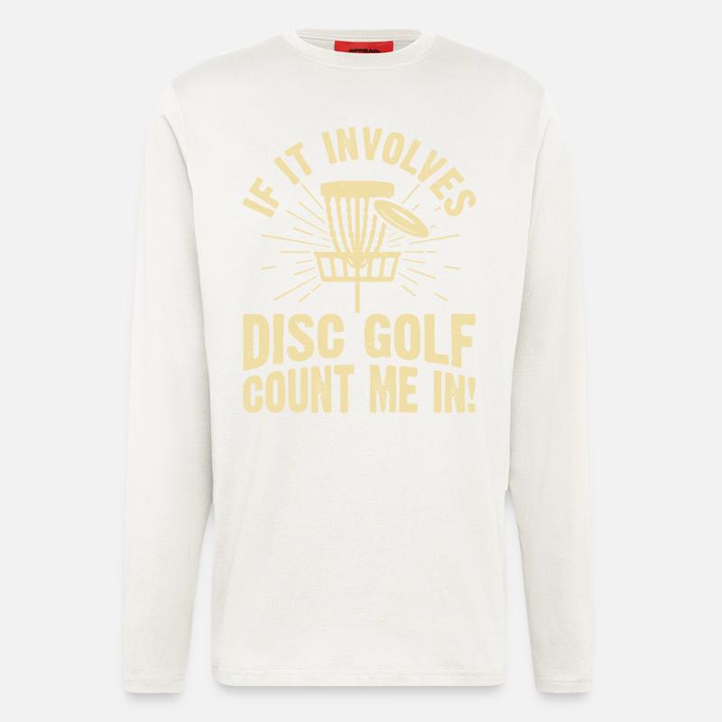 Discgolf Disc Golf - Longsleeve - made by SPREAD  - OFF WHITE