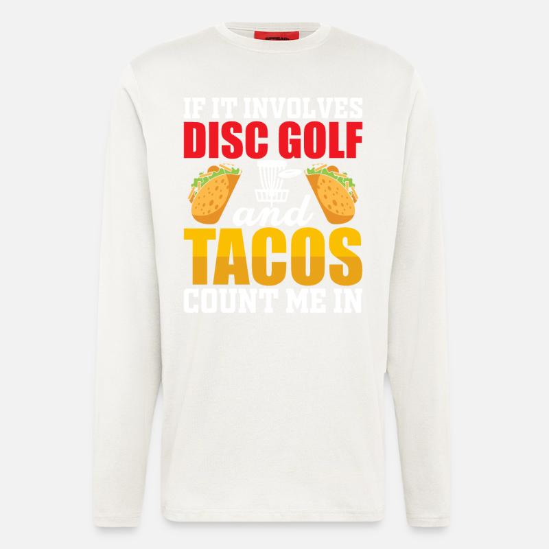 Disc Golf Tacos - Longsleeve - made by SPREAD  - OFF WHITE