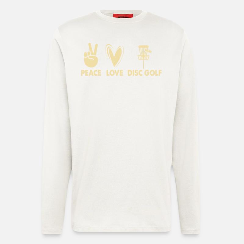 Discgolf Disc Golf - Longsleeve - made by SPREAD  - OFF WHITE
