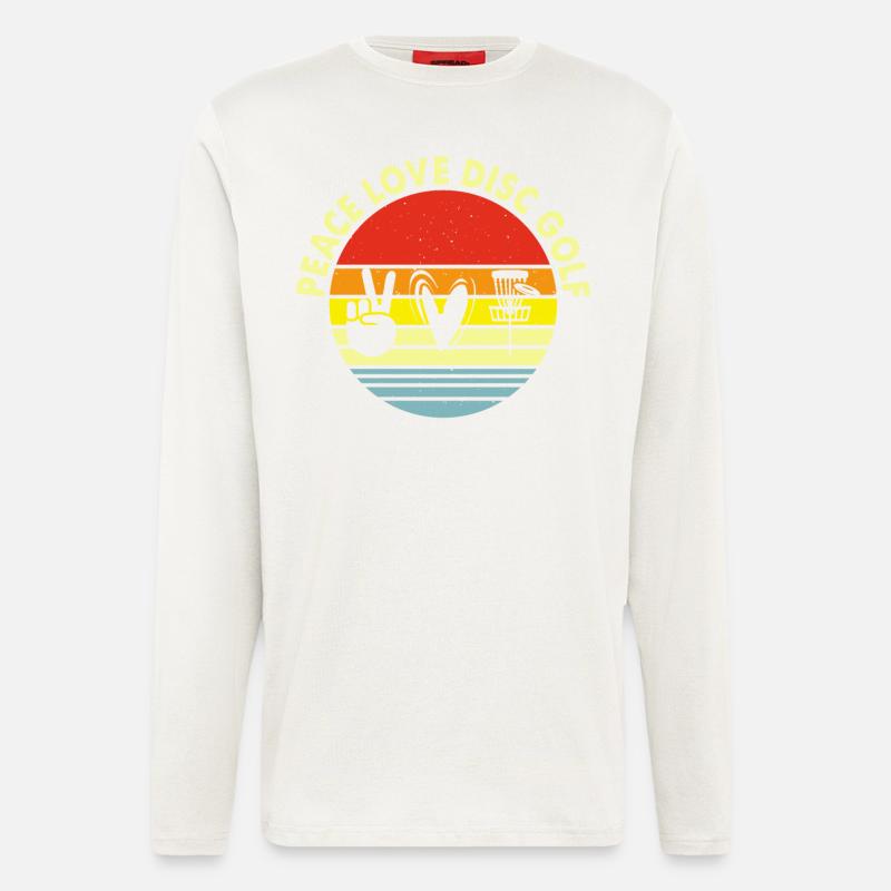 Discgolf Disc Golf - Longsleeve - made by SPREAD  - OFF WHITE