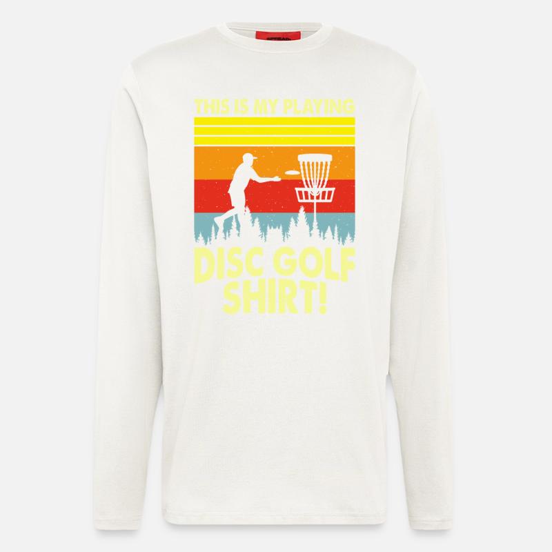 Discgolf Disc Golf - Langarmshirt - made by SPREAD  - OFF WHITE