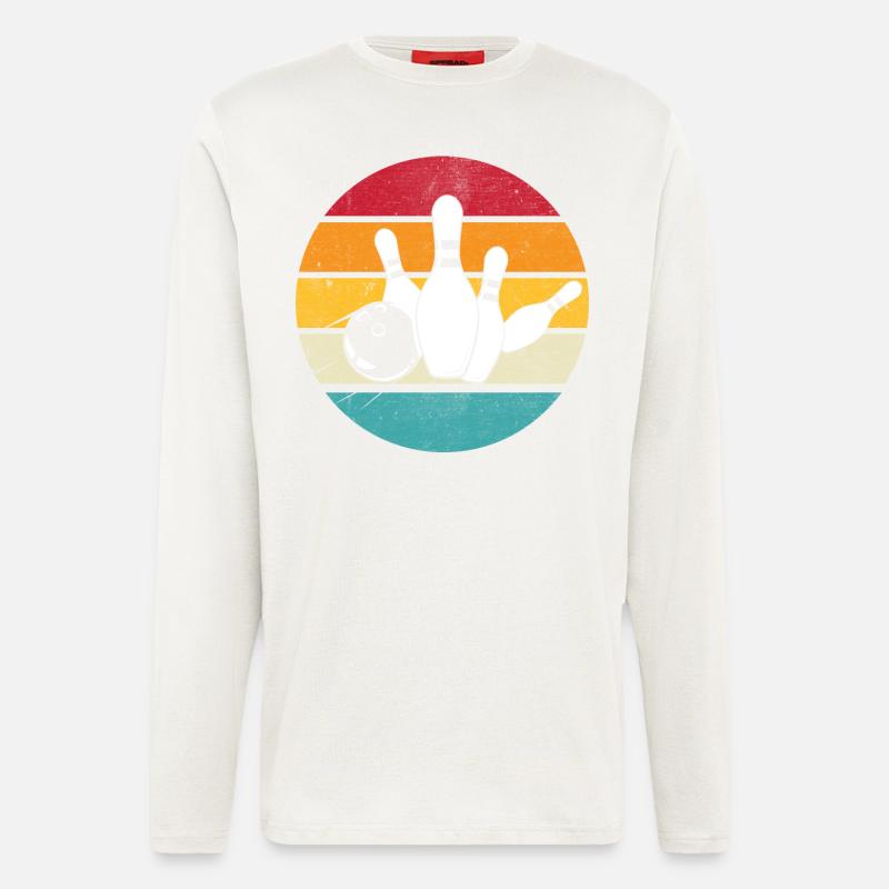 Bowling - Langarmshirt - made by SPREAD  - OFF WHITE