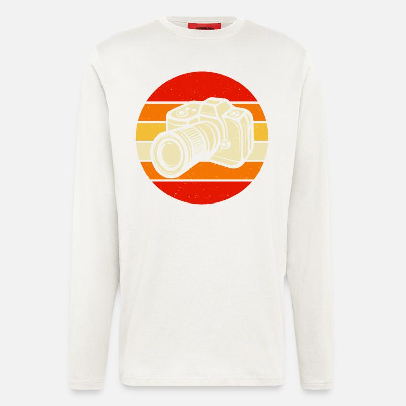 Fotograf - Langarmshirt - made by SPREAD  - OFF WHITE