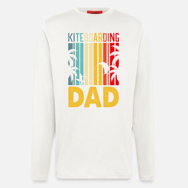 Kitesurf Kitesurfer Kiteboard - Longsleeve - made by SPREAD  - OFF WHITE