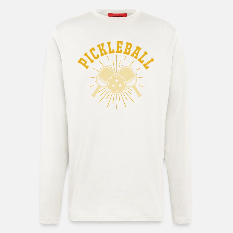 Pickleball - Langarmshirt - made by SPREAD  - OFF WHITE