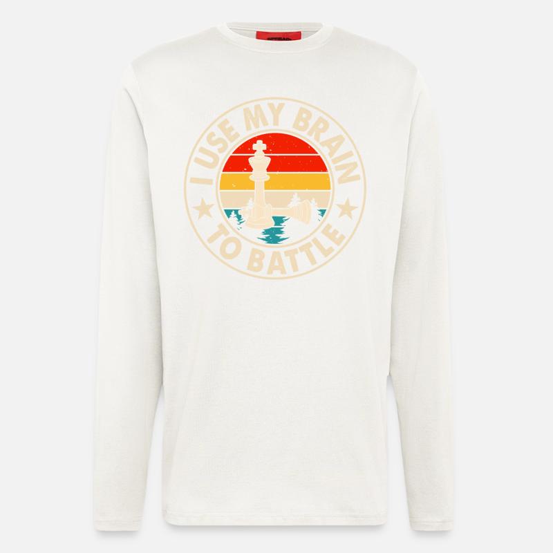 Schach - Langarmshirt - made by SPREAD  - OFF WHITE