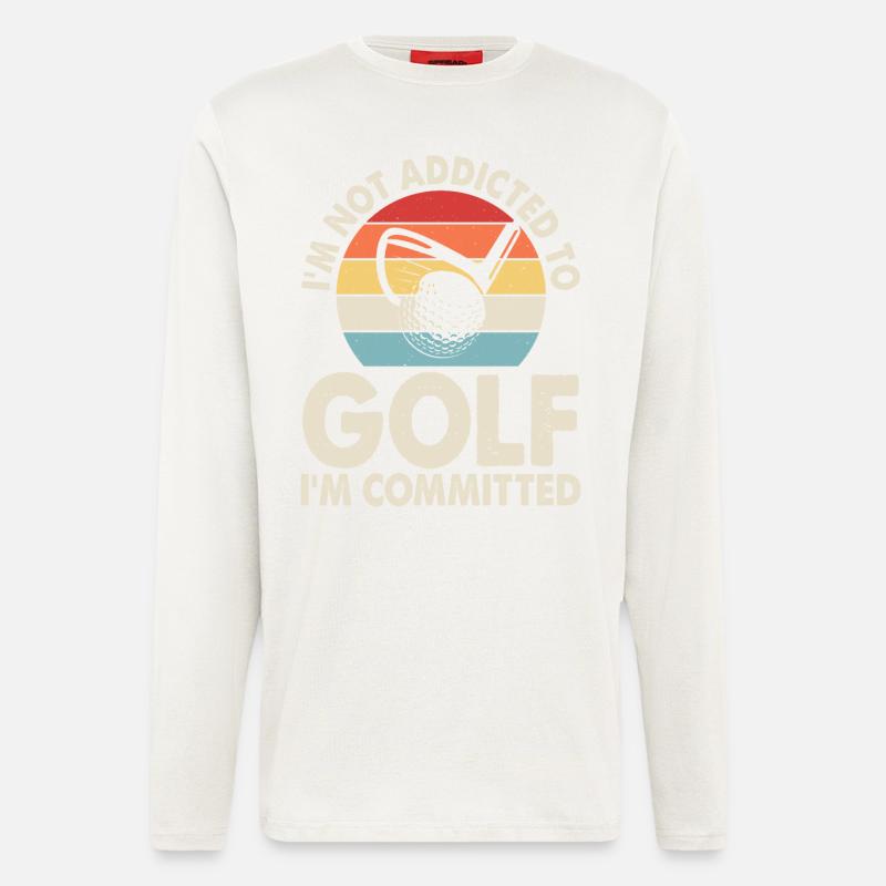 Golf Golfer - Langarmshirt - made by SPREAD  - OFF WHITE