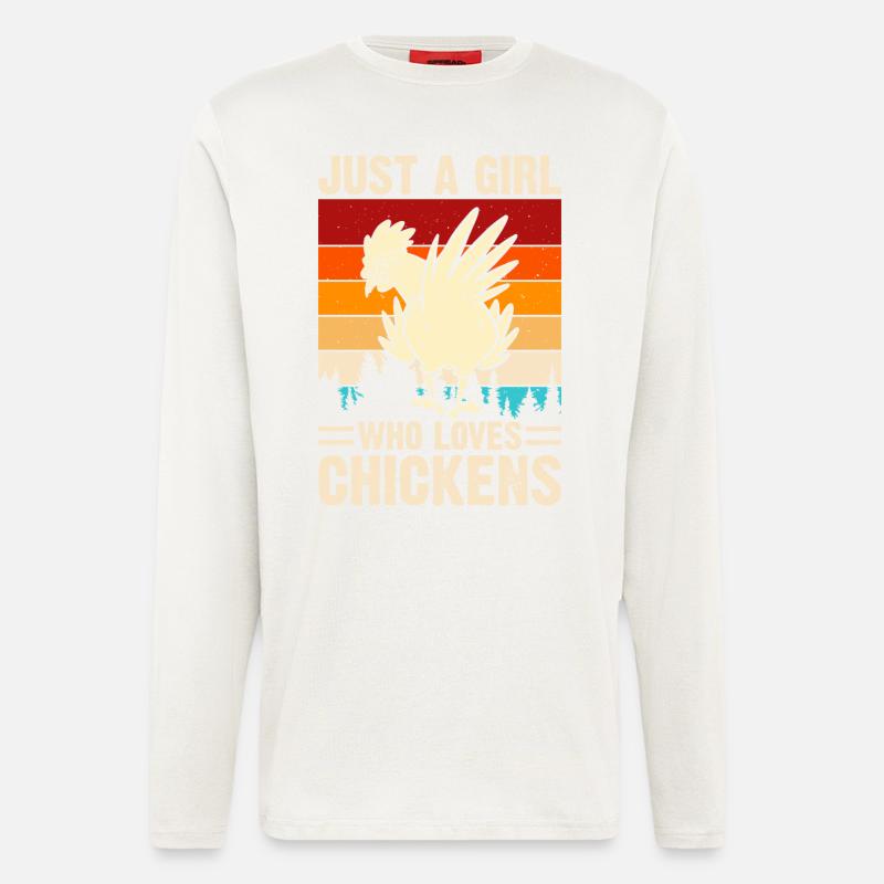 Chickens Chicken - Longsleeve - made by SPREAD - OFF WHITE