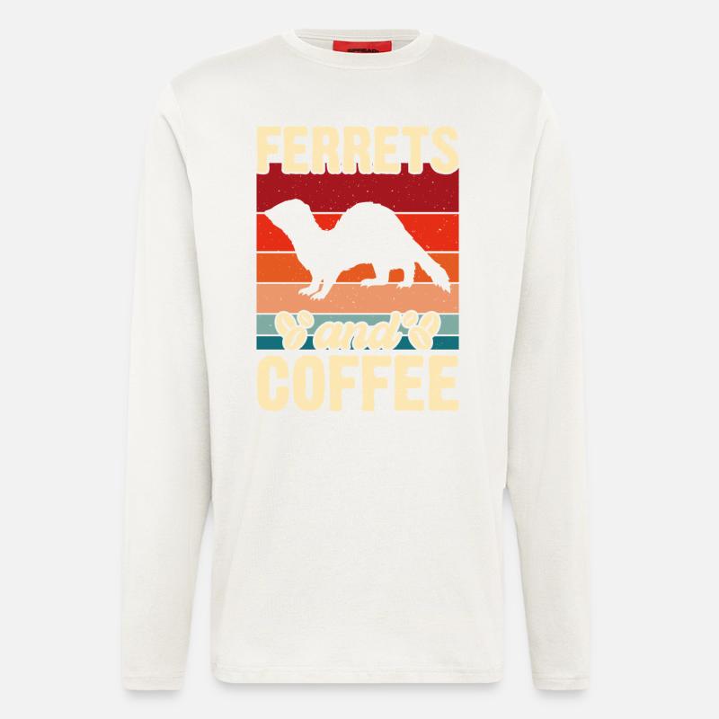 Frettchen - Langarmshirt - made by SPREAD  - OFF WHITE