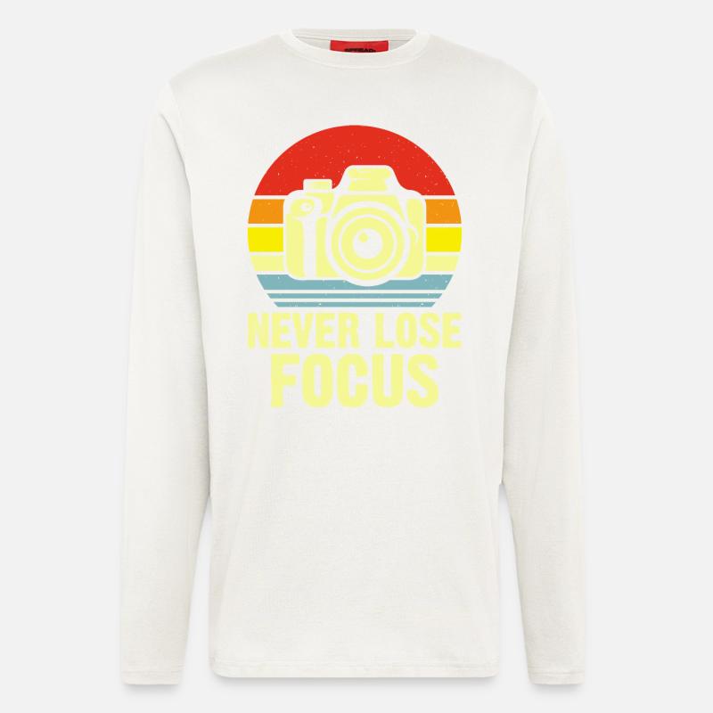 Fotograf - Langarmshirt - made by SPREAD  - OFF WHITE