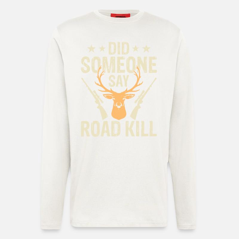 Jäger Jagen - Langarmshirt - made by SPREAD - OFF WHITE