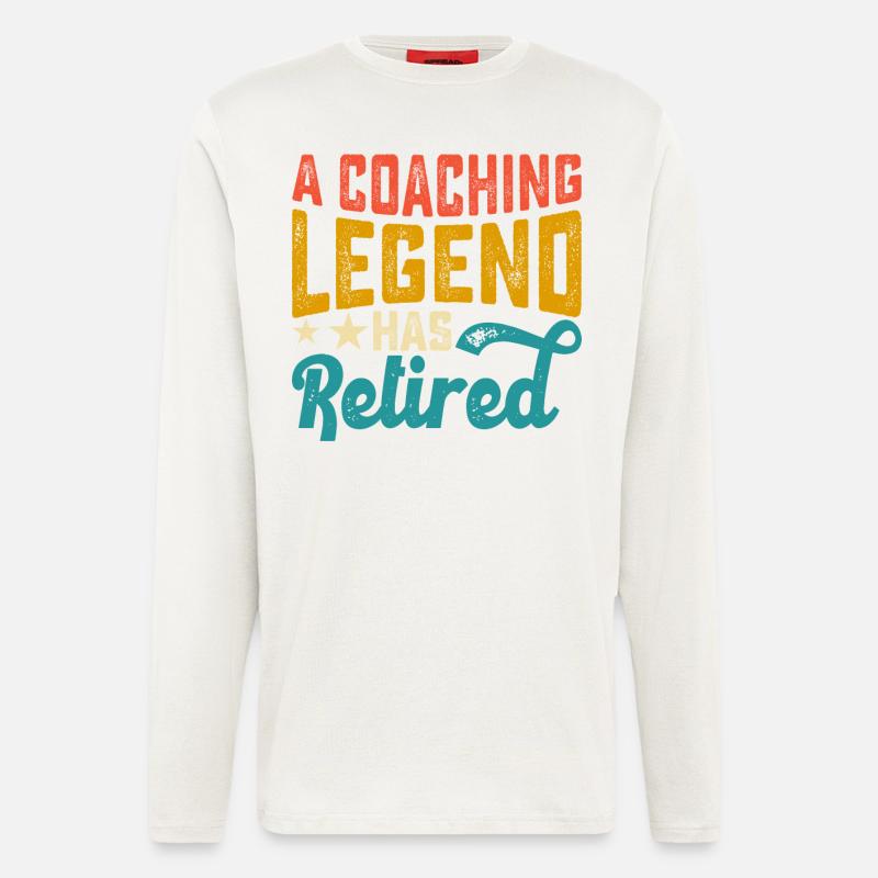 Coach Legend Pension Pensioner - Longsleeve - made by SPREAD - OFF WHITE