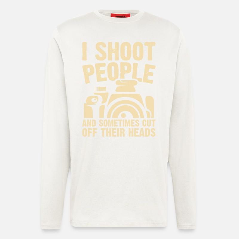 Fotograf - Langarmshirt - made by SPREAD - OFF WHITE