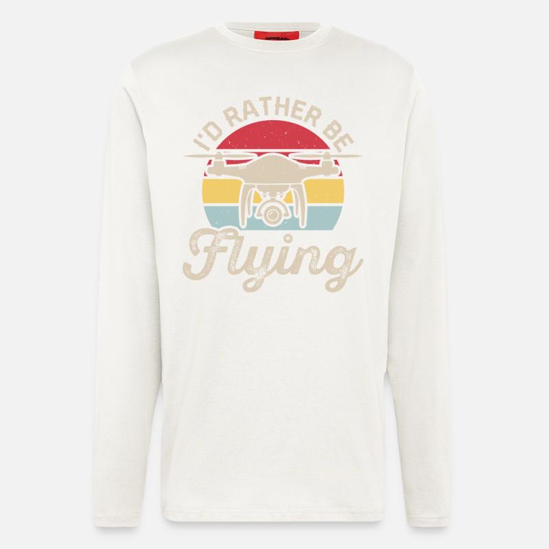 Drohne - Langarmshirt - made by SPREAD  - OFF WHITE