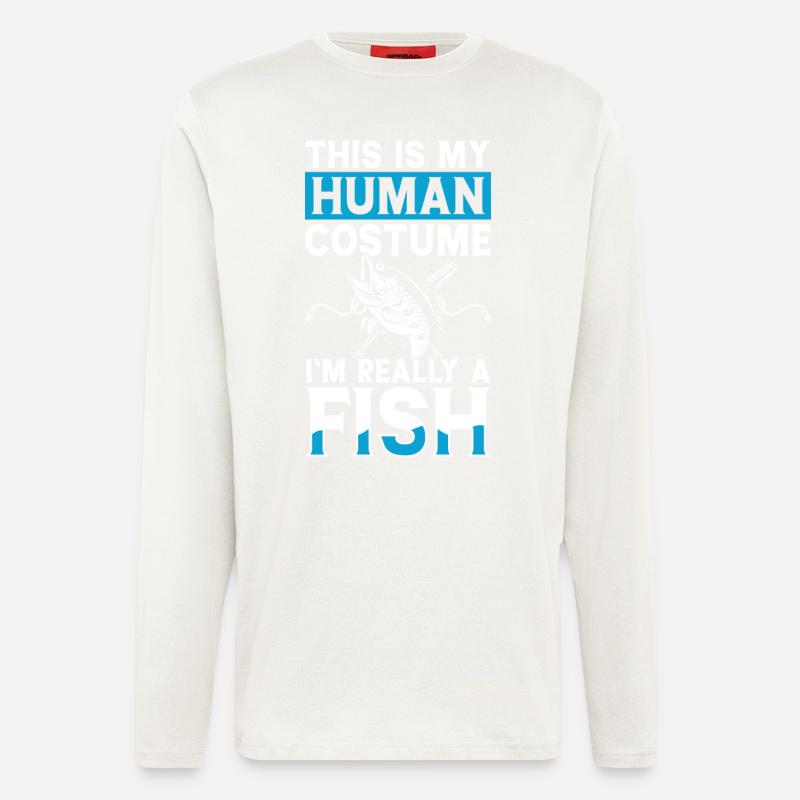 Angler - Langarmshirt - made by SPREAD  - OFF WHITE