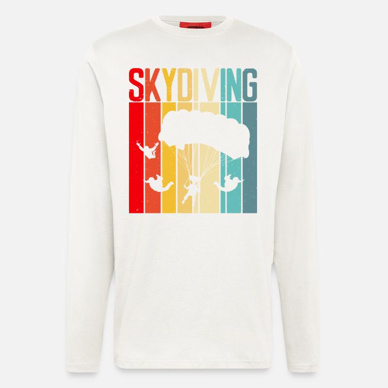 Skydiving - Langarmshirt - made by SPREAD - OFF WHITE