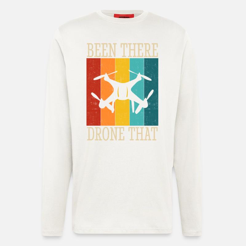 Drohne - Langarmshirt - made by SPREAD  - OFF WHITE