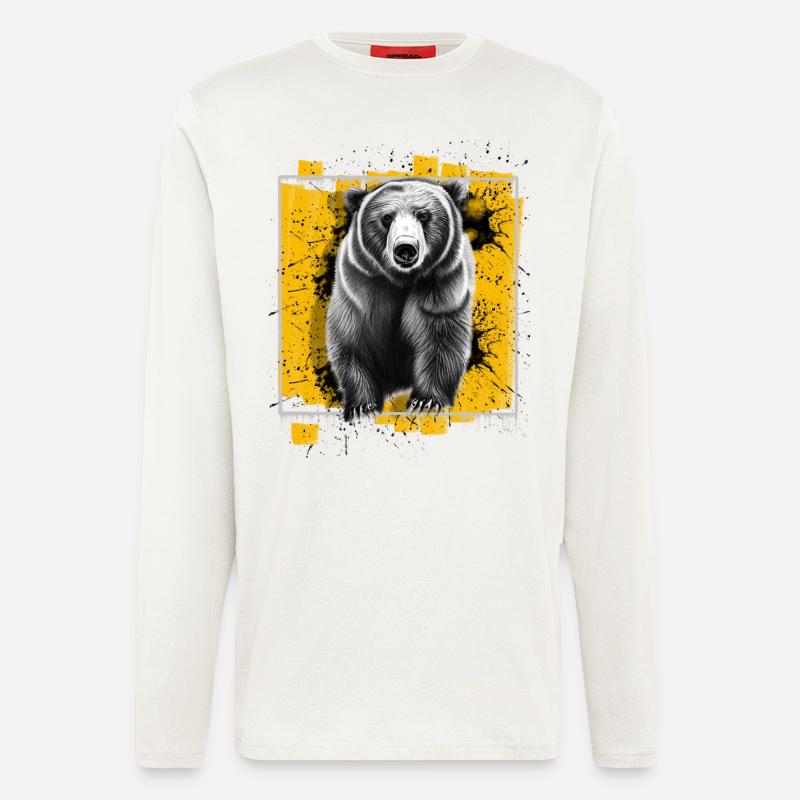 Bear - Longsleeve - made by SPREAD  - OFF WHITE