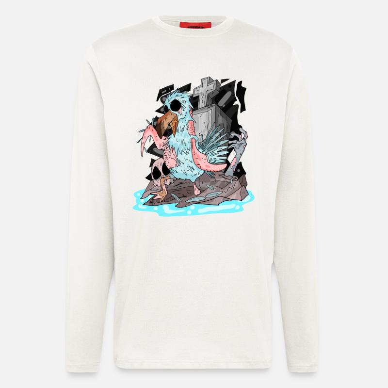 Zombie Möwe - Langarmshirt - made by SPREAD  - OFF WHITE