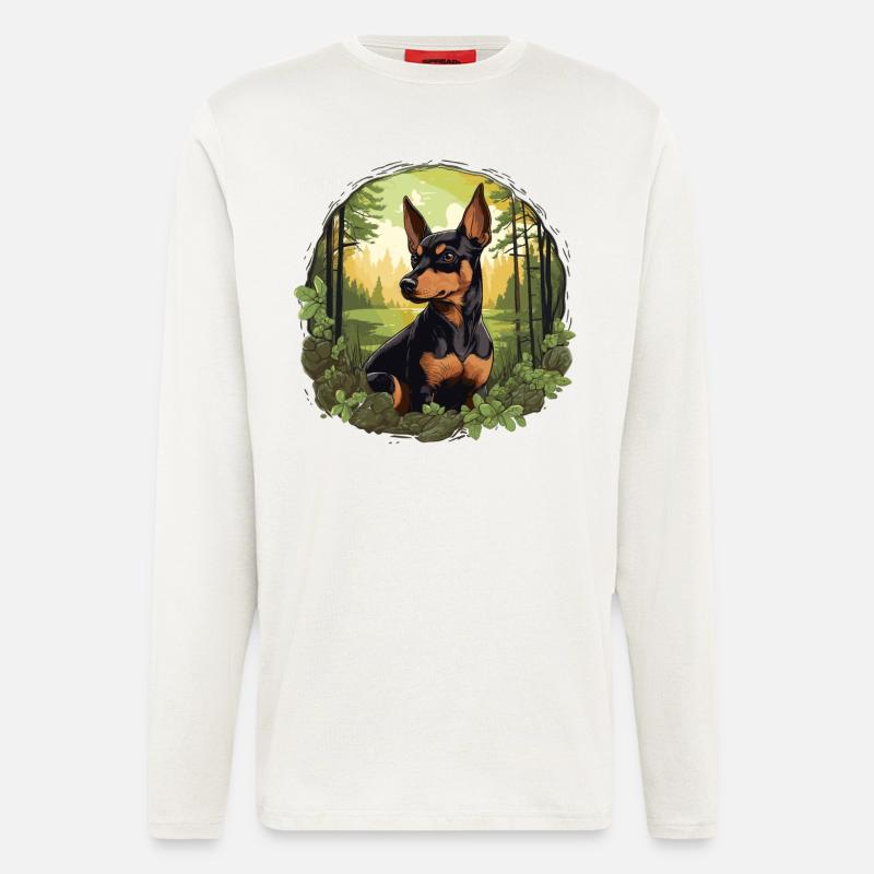 Pinscher - Langarmshirt - made by SPREAD  - OFF WHITE
