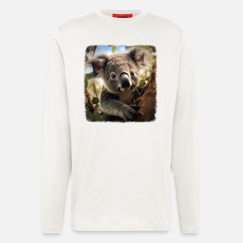 Koalas realistic Koala - Langarmshirt - made by SPREAD - OFF WHITE