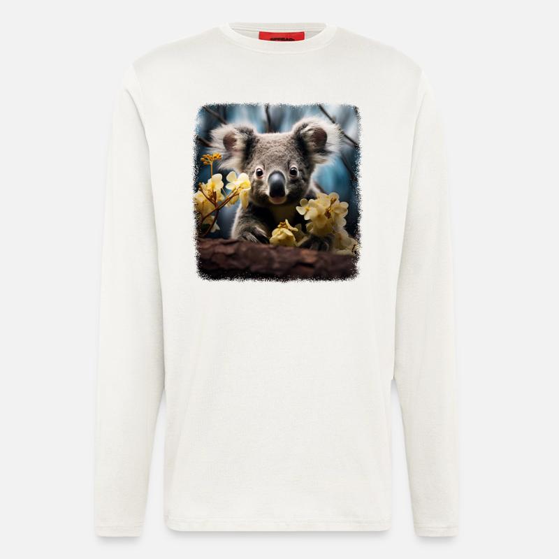 Koalas realistic Koala - Langarmshirt - made by SPREAD  - OFF WHITE