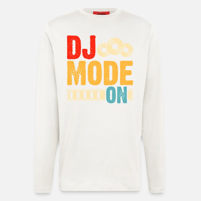 Dj Mode On - Longsleeve - made by SPREAD  - OFF WHITE