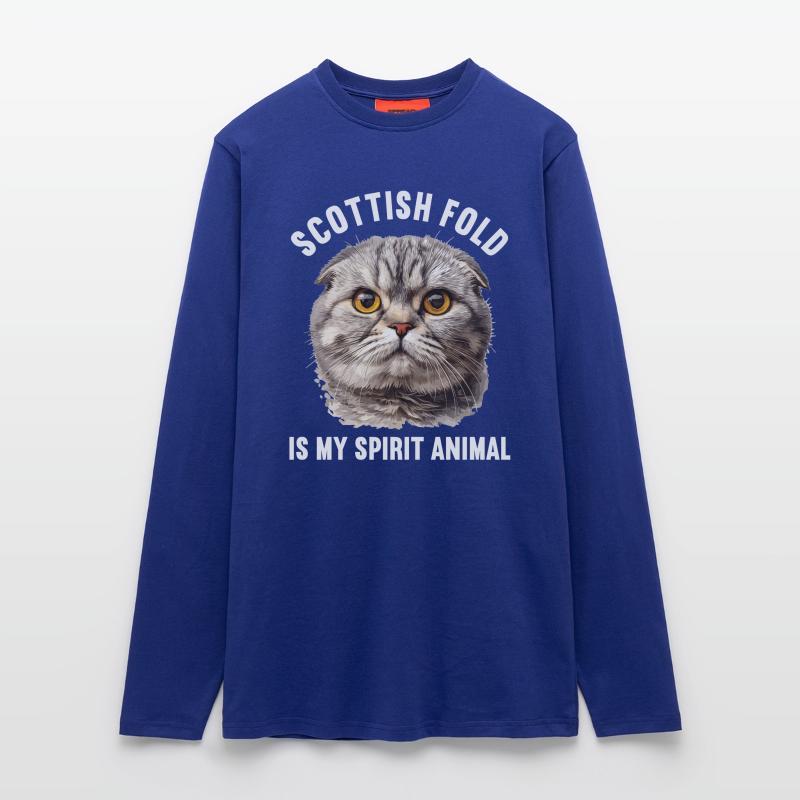 Scottish Fold Kitten Scottish Fold chat Manches longues bio décontracté fabriqué en UE
