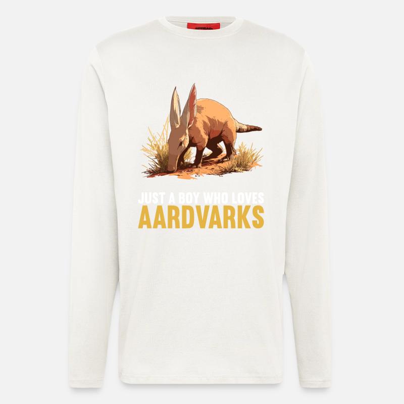 Erdferkeln Erdferkel - Langarmshirt - made by SPREAD  - OFF WHITE