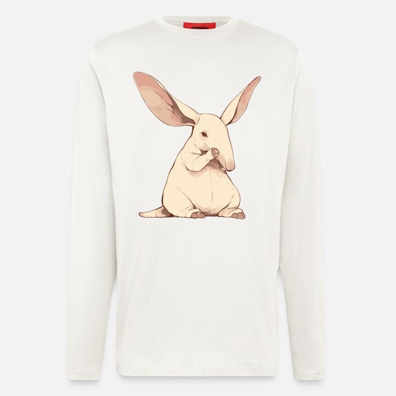 Erdferkeln Erdferkel - Langarmshirt - made by SPREAD  - OFF WHITE