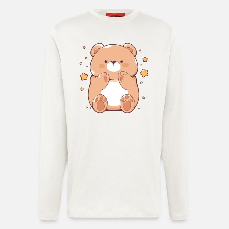 Bear Bären Bär - Longsleeve - made by SPREAD  - OFF WHITE