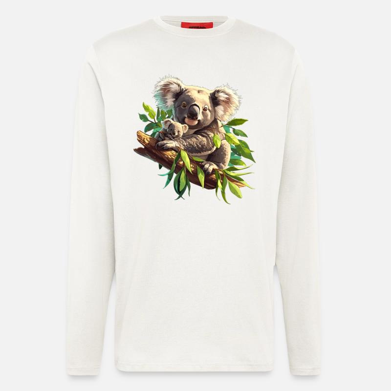Koalas Koala - Longsleeve - made by SPREAD  - OFF WHITE