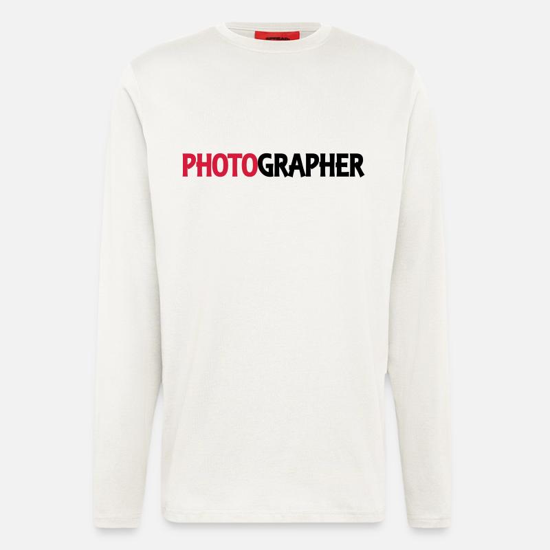 Photographer - Langarmshirt - made by SPREAD  - OFF WHITE