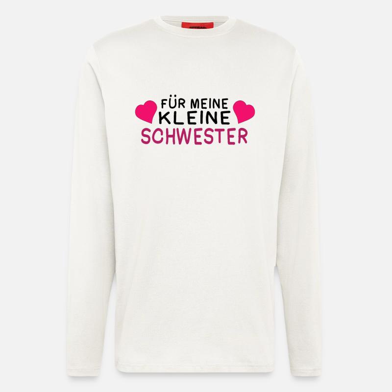 Kleine schwester Herz - Langarmshirt - made by SPREAD  - OFF WHITE