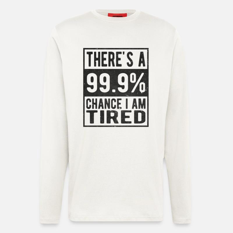 Müde 99% - Langarmshirt - made by SPREAD  - OFF WHITE