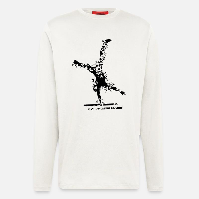 Calisthenics Design - Langarmshirt - made by SPREAD  - OFF WHITE